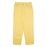 LAUREN RALPH LAUREN Womens Jeans Yellow Regular Tapered W29 L27