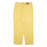 LAUREN RALPH LAUREN Womens Jeans Yellow Regular Tapered W29 L27