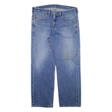 LEVI'S Mens Jeans Blue Regular Straight Stone Wash W34 L28