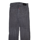 LEVI'S Mens Jeans Grey Regular Straight Stone Wash W31 L34