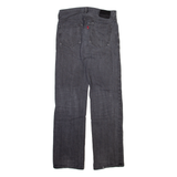 LEVI'S Mens Jeans Grey Regular Straight Stone Wash W31 L34