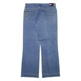 TOMMY HILFIGER Womens Jeans Blue Regular Bootcut Stone Wash W31 L28