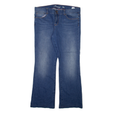 TOMMY HILFIGER Womens Jeans Blue Regular Bootcut Stone Wash W38 L32