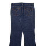 CALVIN KLEIN JEANS Womens Jeans Blue Regular Flared W28 L30