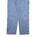 WRANGLER Mens Jeans Blue Regular Straight Stone Wash W36 L32