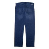CHAPS Mens Jeans Blue Slim Straight Stone Wash W32 L31