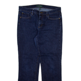 LAUREN RALPH LAUREN Womens Jeans Blue Regular Straight W32 L30