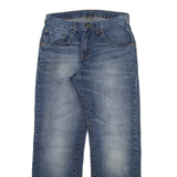 LEE Mens Jeans Blue Regular Straight Stone Wash W30 L30