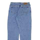 LAUREN RALPH LAUREN Womens Jeans Blue Relaxed Straight Stone Wash W31 L28
