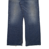 GUESS Mens Jeans Blue Regular Bootcut Stone Wash W36 L31