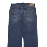 GUESS Mens Jeans Blue Regular Bootcut Stone Wash W36 L31