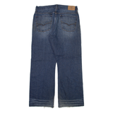 GUESS Mens Jeans Blue Regular Bootcut Stone Wash W36 L31