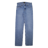 LEE Mens Jeans Blue Slim Straight Stone Wash W30 L36