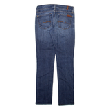 7 FOR ALL MANKIND Womens Jeans Blue Slim Skinny Stone Wash W24 L27