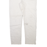 SEVEN7 Womens Jeans White Regular Straight W31 L28