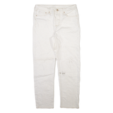 SEVEN7 Womens Jeans White Regular Straight W31 L28