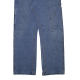 KEY Carpenter Mens Jeans Blue Regular Straight W34 L32