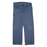 KEY Carpenter Mens Jeans Blue Regular Straight W34 L32