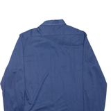 SOLDNER Mens Plain Shirt Blue Long Sleeve M