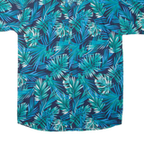 KBS GARMENTS Leafs Mens Shirt Blue L