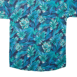 KBS GARMENTS Leafs Mens Shirt Blue L