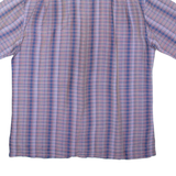 PIANKUSOL Mens Shirt Purple Check XL