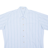Mens Shirt Blue Striped M