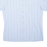 Mens Shirt Blue Striped M