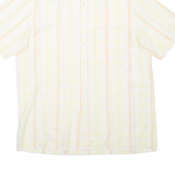 ENZO Mens Shirt Yellow Check M