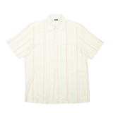 ENZO Mens Shirt Yellow Check M