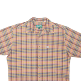 CROCODILE Mens Shirt Pink Check M