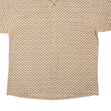 XTREME Mens Shirt Beige Crazy Pattern XL