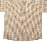 XTREME Mens Shirt Beige Crazy Pattern XL