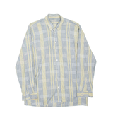 MARC THOMBARD Mens Shirt Yellow Striped Long Sleeve M