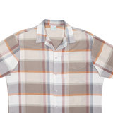 ROYALE-AIR Mens Shirt White Check M