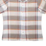 ROYALE-AIR Mens Shirt White Check M