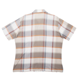 ROYALE-AIR Mens Shirt White Check M