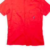 Mens Plain Shirt Red M
