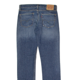 LEVI'S 511 Jeans Distressed Mens Blue Slim Straight Stone Wash W32 L34