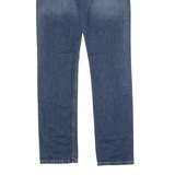 LEVI'S 511 Jeans Distressed Mens Blue Slim Straight Stone Wash W32 L34