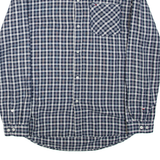 TOMMY JEANS Mens Shirt Blue Check Long Sleeve L