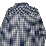 TOMMY JEANS Mens Shirt Blue Check Long Sleeve L