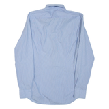 TOMMY HILFIGER Slim Fit Mens Shirt Blue Spotted Long Sleeve M