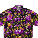 FULL COLLECTION Mens Shirt Black Floral M
