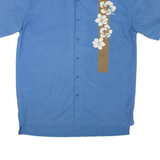 KILLER LOOP Mens Plain Shirt Blue S