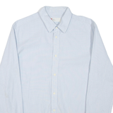 LEVI'S Mens Shirt Blue Striped Long Sleeve M