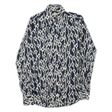 MICHEL DANTES Mens Shirt Black Long Sleeve S