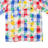 SKYLINE Mens Shirt Blue Viscose Floral M