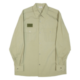 XENA Mens Worker Shirt Beige Long Sleeve L