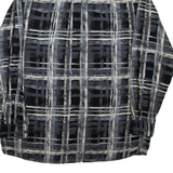 CLASSIC LINE Mens Shirt Grey Check Long Sleeve L